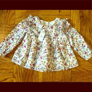 Baby GAP floral pattern blouse